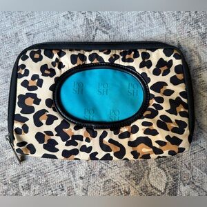 Posh Peanut Leopard Cheetah Wet Wipes Case